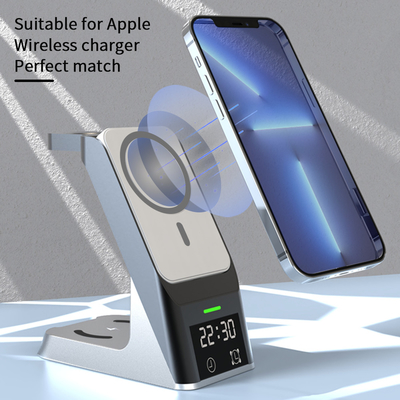 3 en uno de alta velocidad iPhone cargador inalámbrico auricular Airpods
