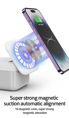 Nombre Cargador inalámbrico multifunción - Luz LED azul ≤ 6 mm de distancia de transmisión