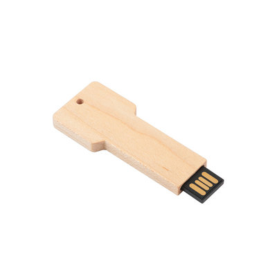 Clave de bambú ecológica de madera con unidad flash USB con función 98 Sistema OPP o otra caja