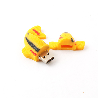 Las unidades flash USB personalizadas hechas por USB 3.0 InterfaceLa forma del pescado de la torta de arroz