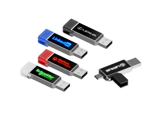 Caja Blanca Pequeña OTG unidades flash USB El Compañero de Negocios Perfecto