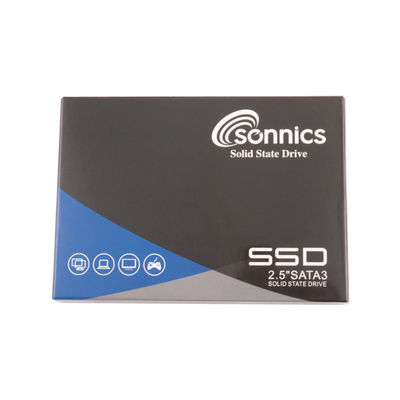 2.5oz/3.5oz SSD Disco duro para escritorio portátil 1TB 2TB Plata y Negro