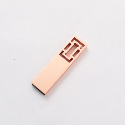 Disco flash USB de metal de 512 GB Logotipo de plata para necesidades de alta capacidad
