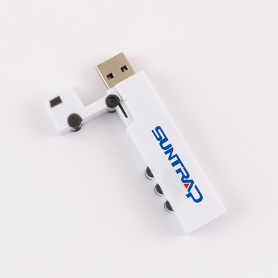 Disco flash USB 3.0 impermeable de metal/plástico Disco flash USB de plástico en forma de coche