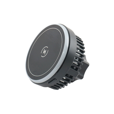 Cargador inalámbrico para automóviles de 15W Tipo magnético con luz LED y refrigerante