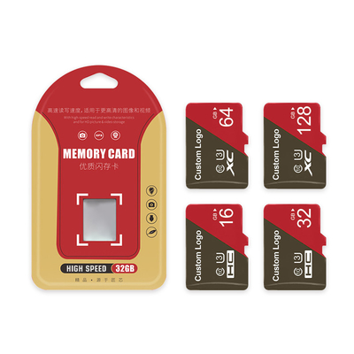 Tarjeta de memoria de SanDisk de 128 GB 3.0 personalizable con caja protectora OEM embalaje de ampollas