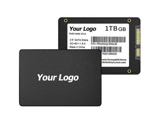 SSD SATA de alta capacidad de 2,5 pulgadas 128 GB con resistencia a las vibraciones de 10-2000 Hz y consumo de energía
