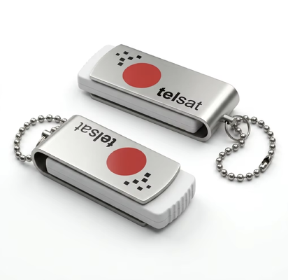 Memoria USB de plástico que proporciona 10 años de retención de datos, perfecta para transferencia de datos y profesionales, USB de plástico con llavero