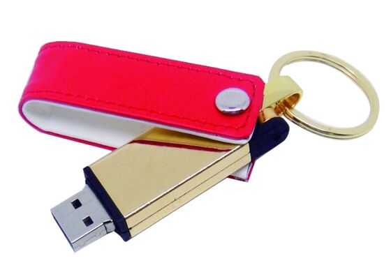 Memoria USB de cuero compatible con Mac OS Color negro personalizado OEM Diseño duradero elegante Perfecto para regalos corporativos