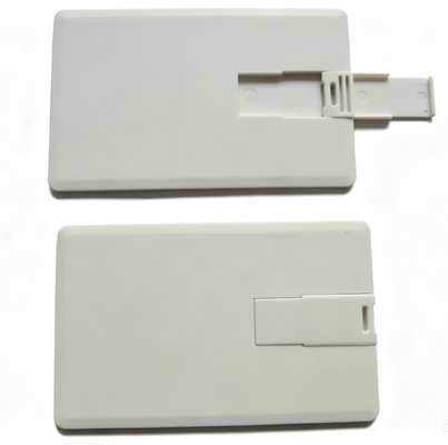 La memoria USB de la tarjeta de crédito de la velocidad de escritura 2.0 8-15mbs con el OEM del logotipo apoya la construcción durable y el diseño fácil de llevar