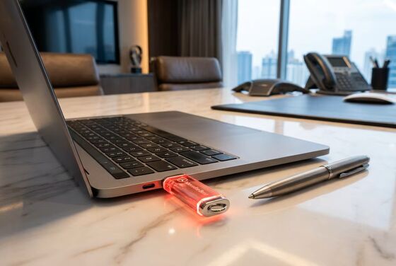 Logotipo grabado en acrílico dentro de la unidad flash USB compatible con la elección perfecta para conferencias y exposiciones tecnológicas