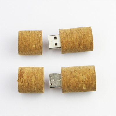 Memoria USB de madera del tapón de la botella de vino tinto 3,0 128GB 80MB/S