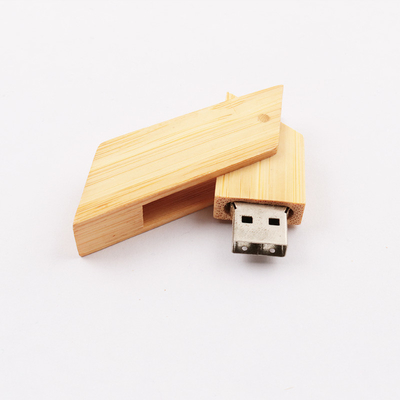 El arce de bambú forma la velocidad rápida 8GB 256GB 30MB/S de memorias USB de madera de encargo