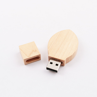 Velocidad de madera foliforme 100MB-80MB/S del Usb 3,0 que graba a Logo Both Side