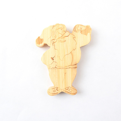 El bambú del arce personalizó el corte de madera del palillo 128GB del Usb por diseño modificado para requisitos particulares