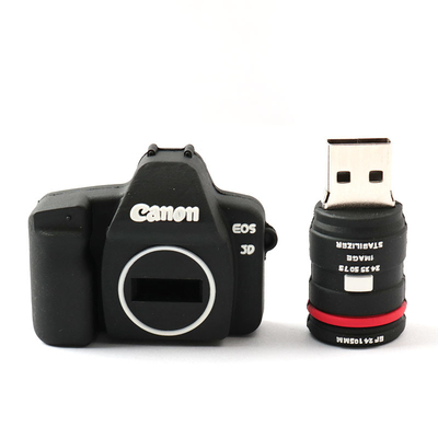 La forma de la cámara del Pvc personalizó memorias USB USB 2,0 3,0 ROHS aprobados