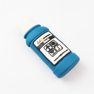La botella de tinta formó memorias USB de encargo USB 2,0 del USB 3,0 H2 que probaban 256GB