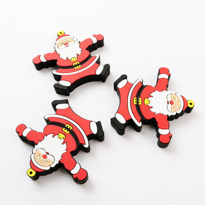 Memoria USB abierta 3,0 del molde del PVC de Santa Claus para el regalo de la Navidad