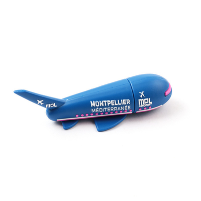Velocidad rápida abierta del palillo USB 3,0 256GB 512GB de memoria USB del molde del aeroplano
