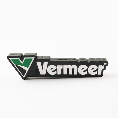 memoria USB modificada para requisitos particulares molde del PVC de la forma de la letra 3D 3.0 128GB 256GB 512GB