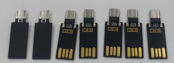 Conector largo 128GB 32GB 2,0 3,0 de Chip Type C de memoria Flash del UDP