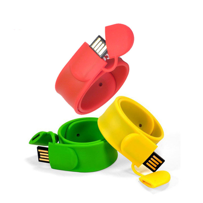 Memoria USB Toy Type 32G 64GB 128GB de las pulseras del Usb del silicón del UDP