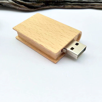 Sistema de madera de encargo de memoria USB 15MB/S Windows XP de 64GB 128GB 3,0