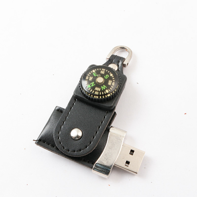La memoria completa 2,0 3,0 memorias USB de cuero 16GB 32GB ROSH aprobó