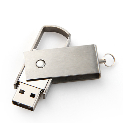 La unidad USB 2,0 de la torsión del metal gira 360 grados de memoria completa 64G 128G