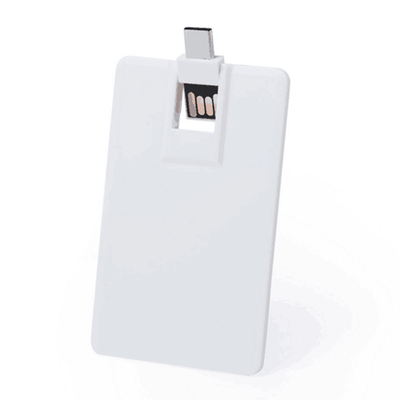 Impresión 64GB 128GB del palillo CMYK de memoria USB de la tarjeta de crédito de OTG Android