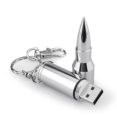 Microprocesador de memoria USB 3,0 128GB 256GB 10MB/S Graed A del metal del llavero