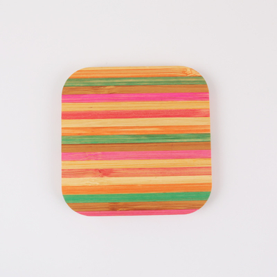 Cargador de bambú inalámbrico 15W de carga rápido del cuerpo colorido para IPhone