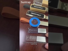 Botella USB Flash Drive adentro vacío puede poner USB cristal 2.0 y USB 3.0